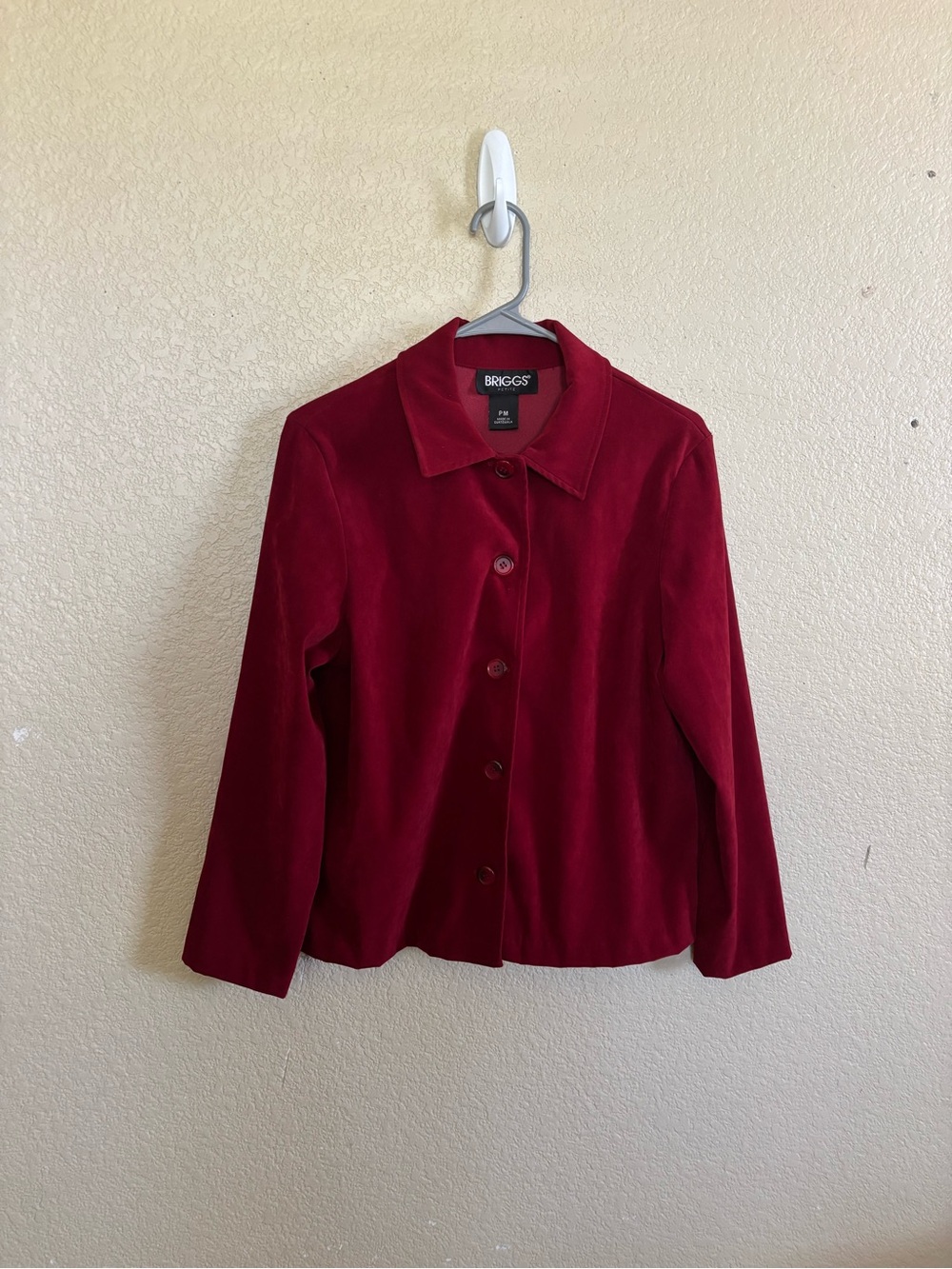Vintage Red Velvet Coat